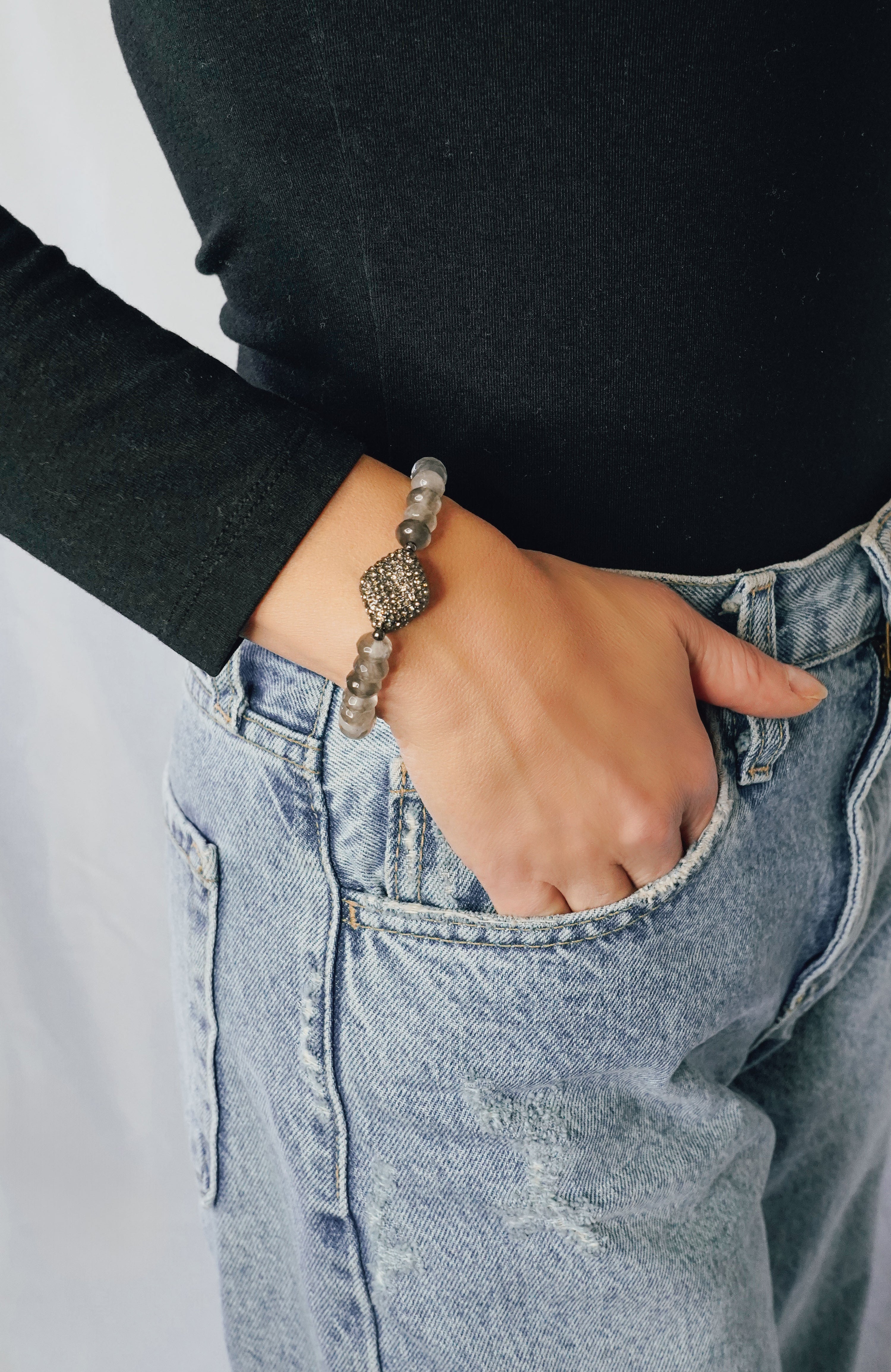 sienna pave bracelet