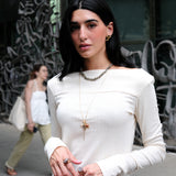 Edie Cluster Charm Necklace