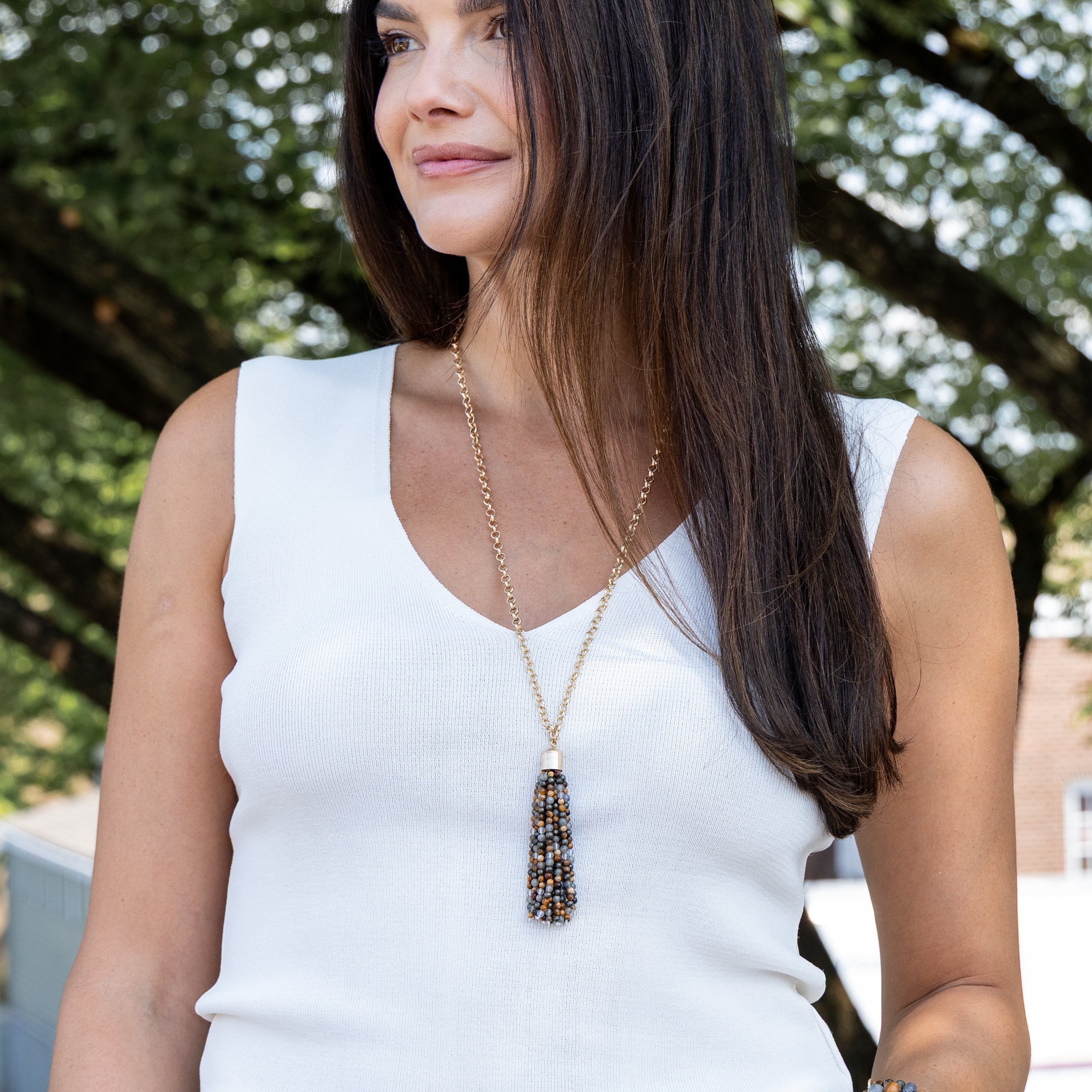 Sienna Tassel Necklace
