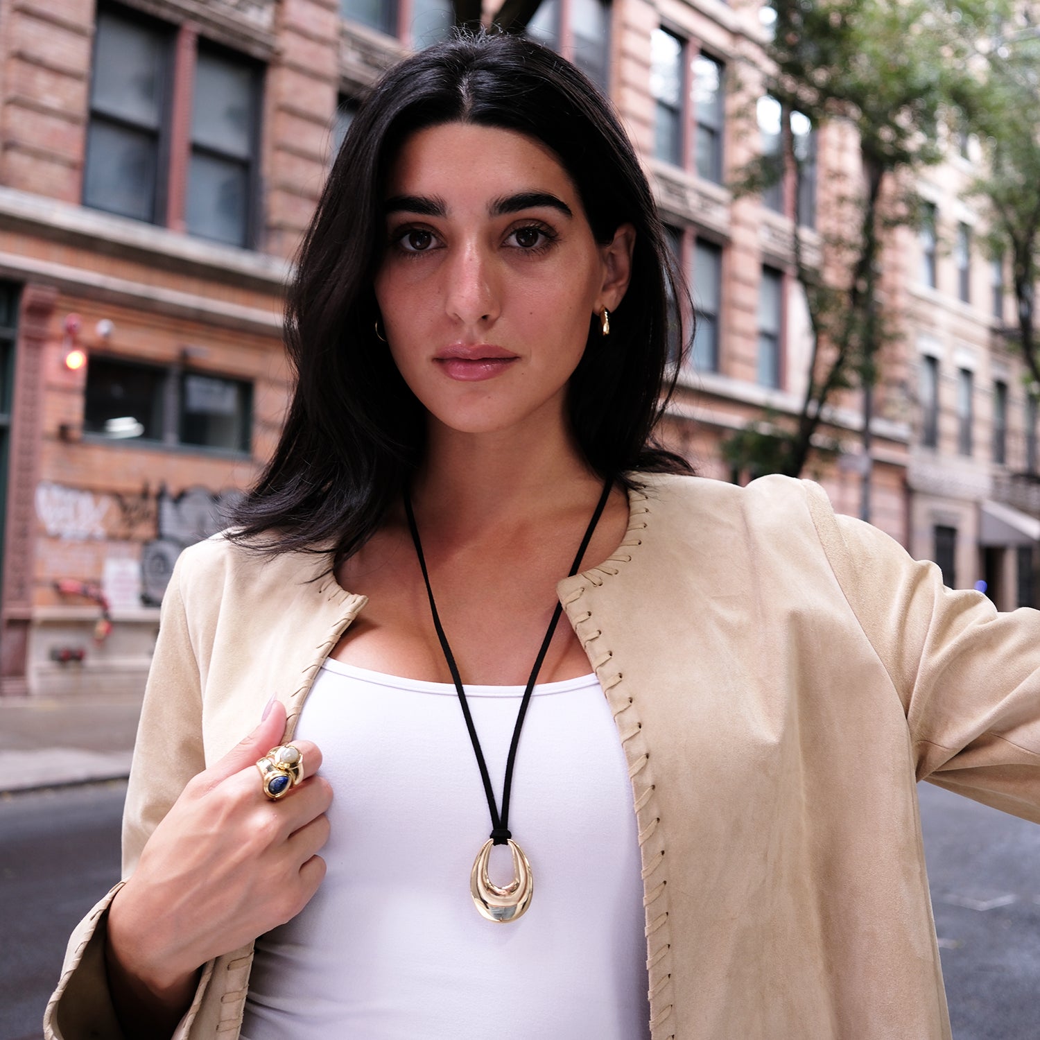 Grayson Suede Cord Necklace