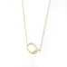sterling large initial necklace