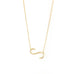 sterling large initial necklace