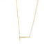sterling large initial necklace