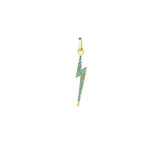 Mini Pavé Bolt Bale Charm
