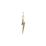 Mini Pavé Bolt Bale Charm