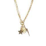 Mini Pavé Bolt Bale Charm