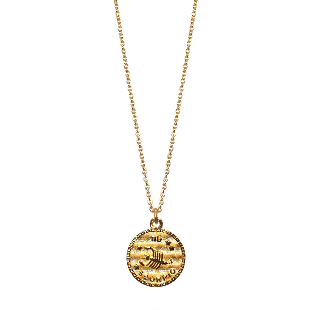 sterling scorpio necklace