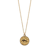 Sterling Taurus Zodiac Necklace