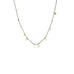 sterling delicate disc necklace