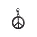 peace sign clasp charm