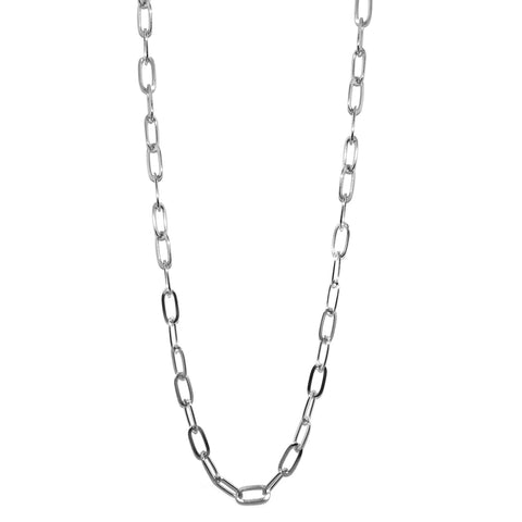 36" oval chain charm necklace for clasp charms