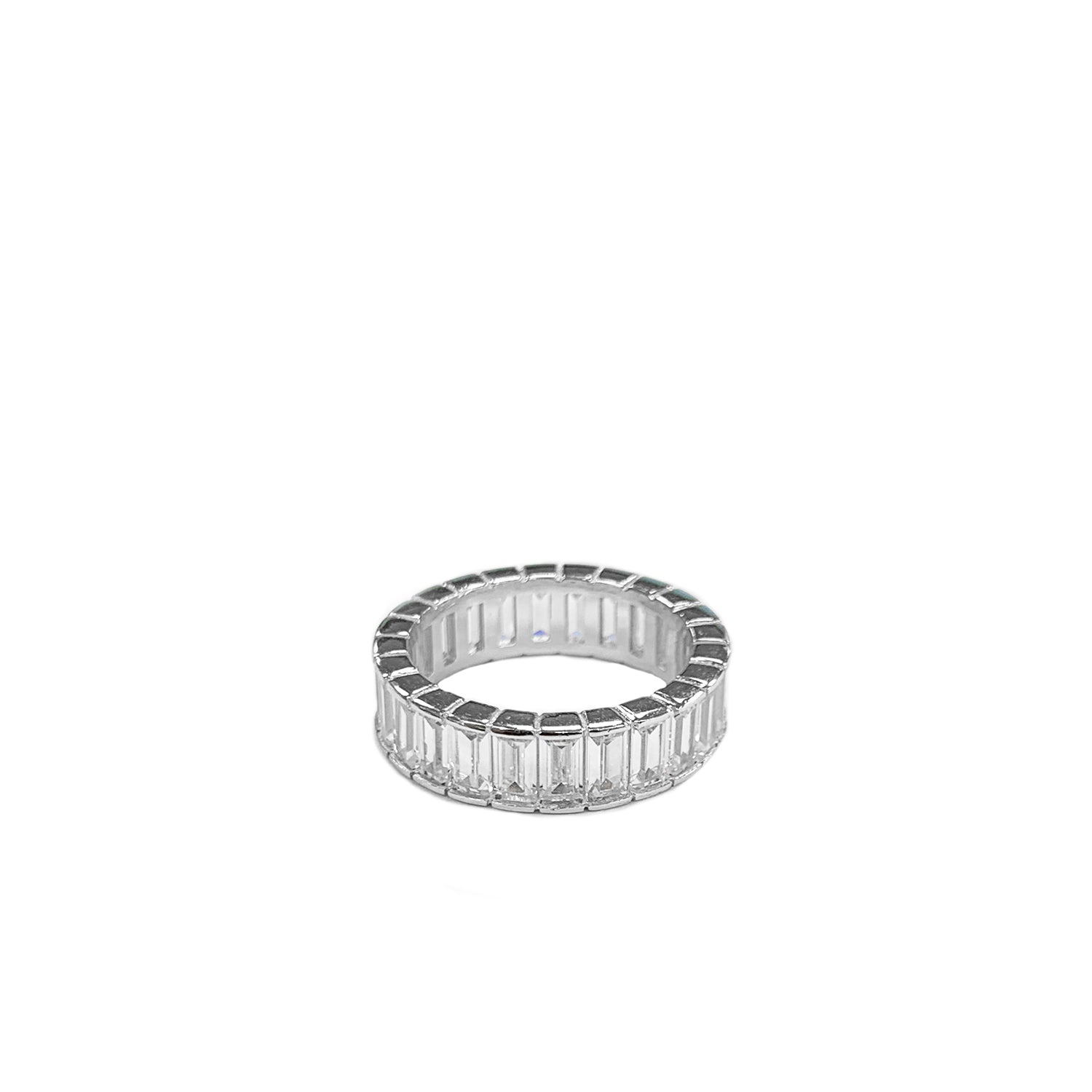 Rectangle store baguette ring