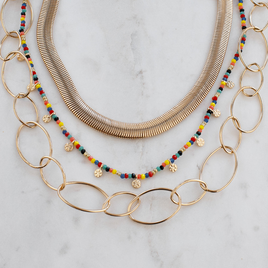 5/16" cobra chain necklace
