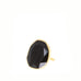 gold plated cat-eye glass adjustable ring