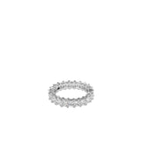 Sterling Square Crystal Ring