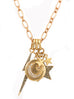double moon and star bale charm