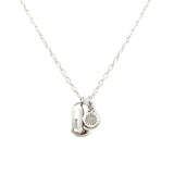 Pavé Flower/Bolt Bale Charm