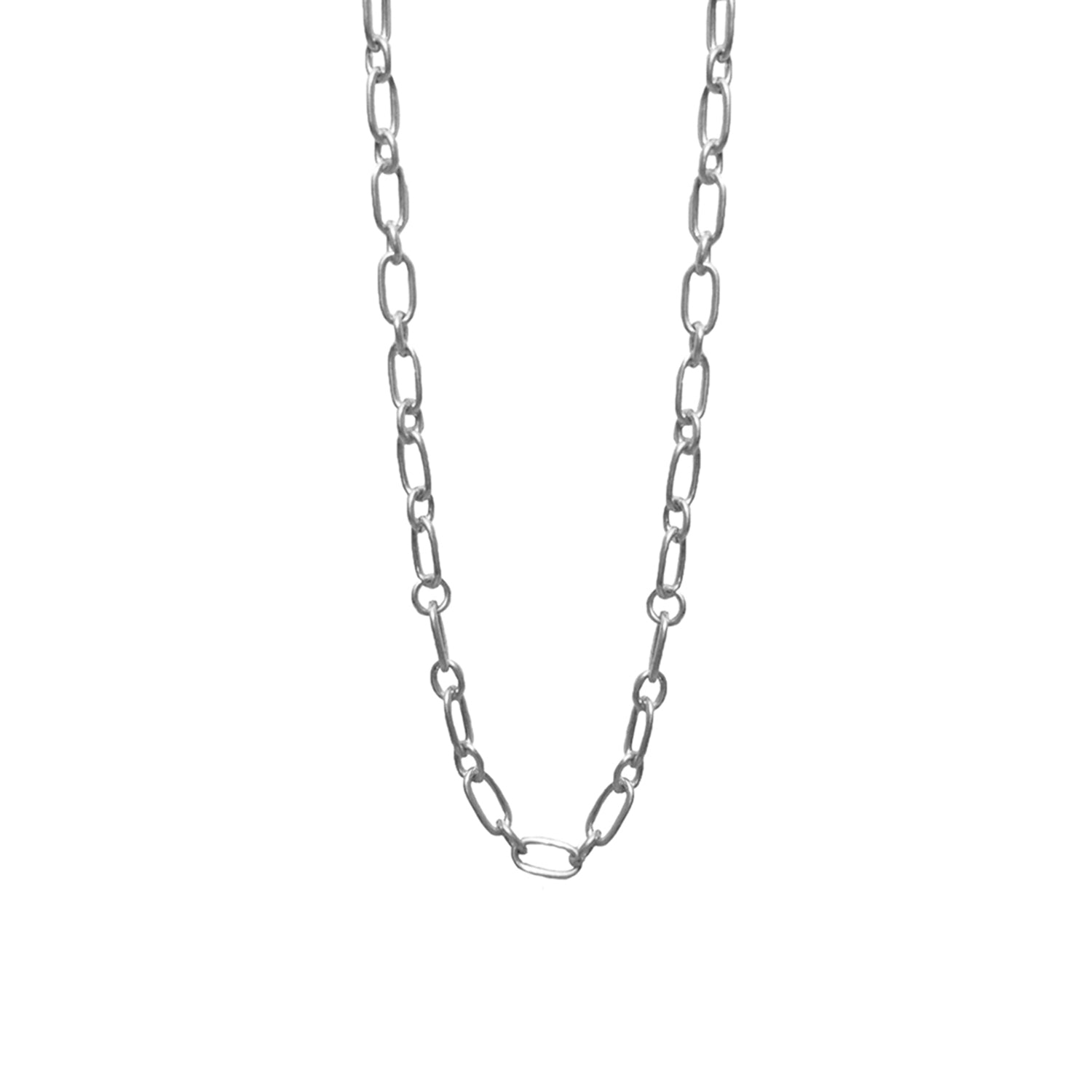 18" small oval link necklace for clasp charms