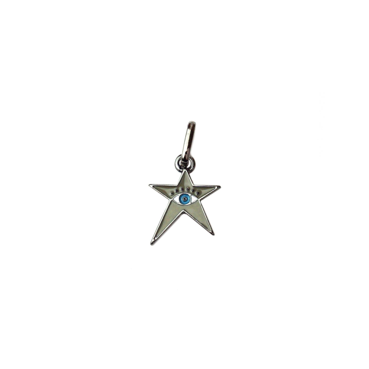 Enamel Evil Eye Star Bale Charm