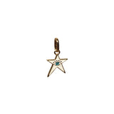 Enamel Evil Eye Star Bale Charm
