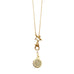 pave flower/bolt bale charm