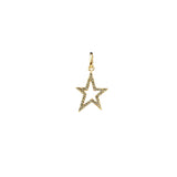 CZ Star Mini Bale Charm