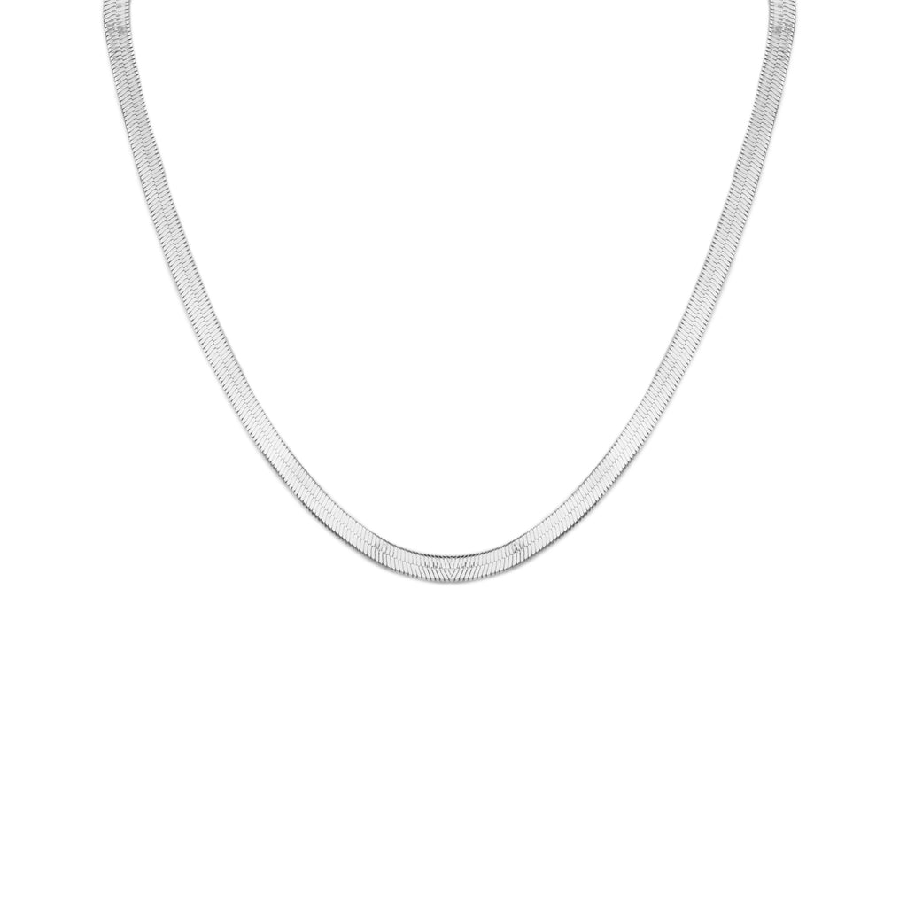 1/4" herringbone necklace