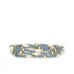 crystal beaded pearl wrap bracelet