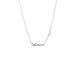 sterling love & heart necklace