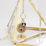 Enamel Mini Heart Mini Bale Charm