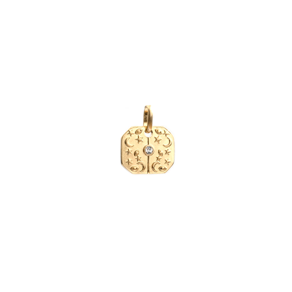 octagon multi symbol bale charm