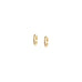 sterling small CZ huggie hoop