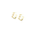 pave star hoop