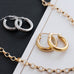 35" O link chain necklace