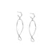 modern swirl earring