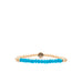 metal beaded crystal stone bracelet