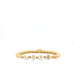 beaded LOVE disc bracelet