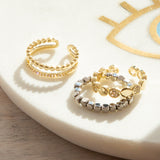 Adjustable Beaded Ring