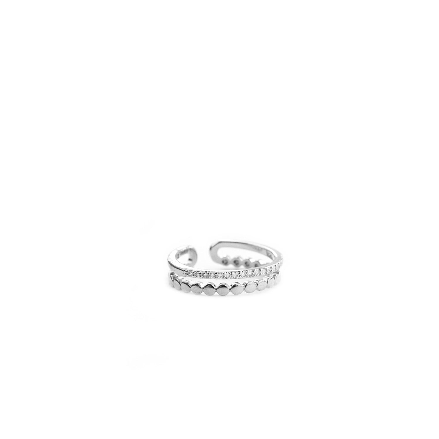 Handmade Round Gemstone Adjustable Ring 925 Sterling Silver Natural Stone  Boho — Discovered
