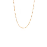 Gold Plated 16" Ball Chain Necklace