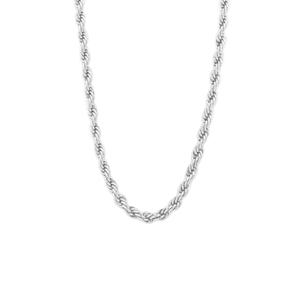 thick twisted rope chain necklace