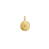 Etched Disc Pavé Stone Bale Charm