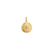 etched disc pave stone bale charm