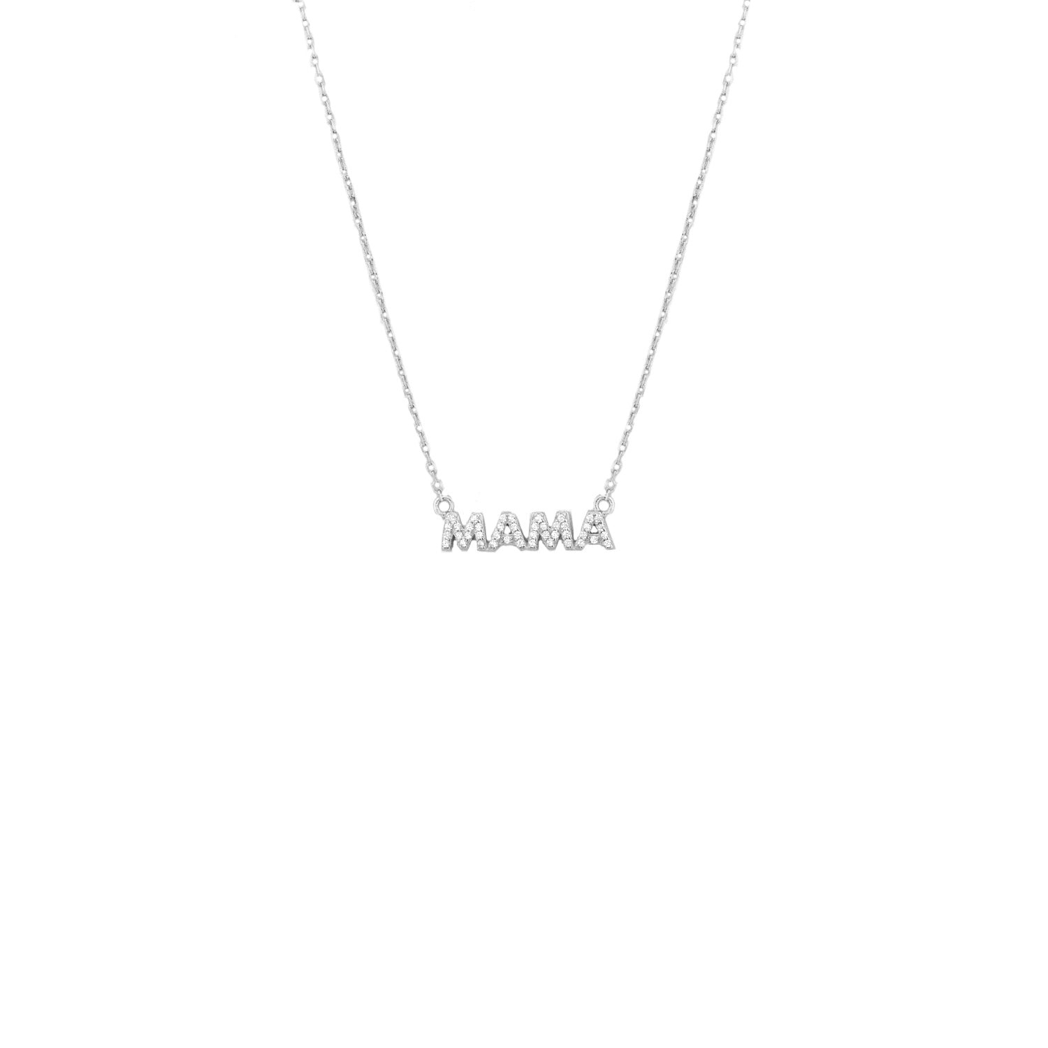 sterling mama necklace