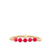 enamel 5-disc beaded bracelet
