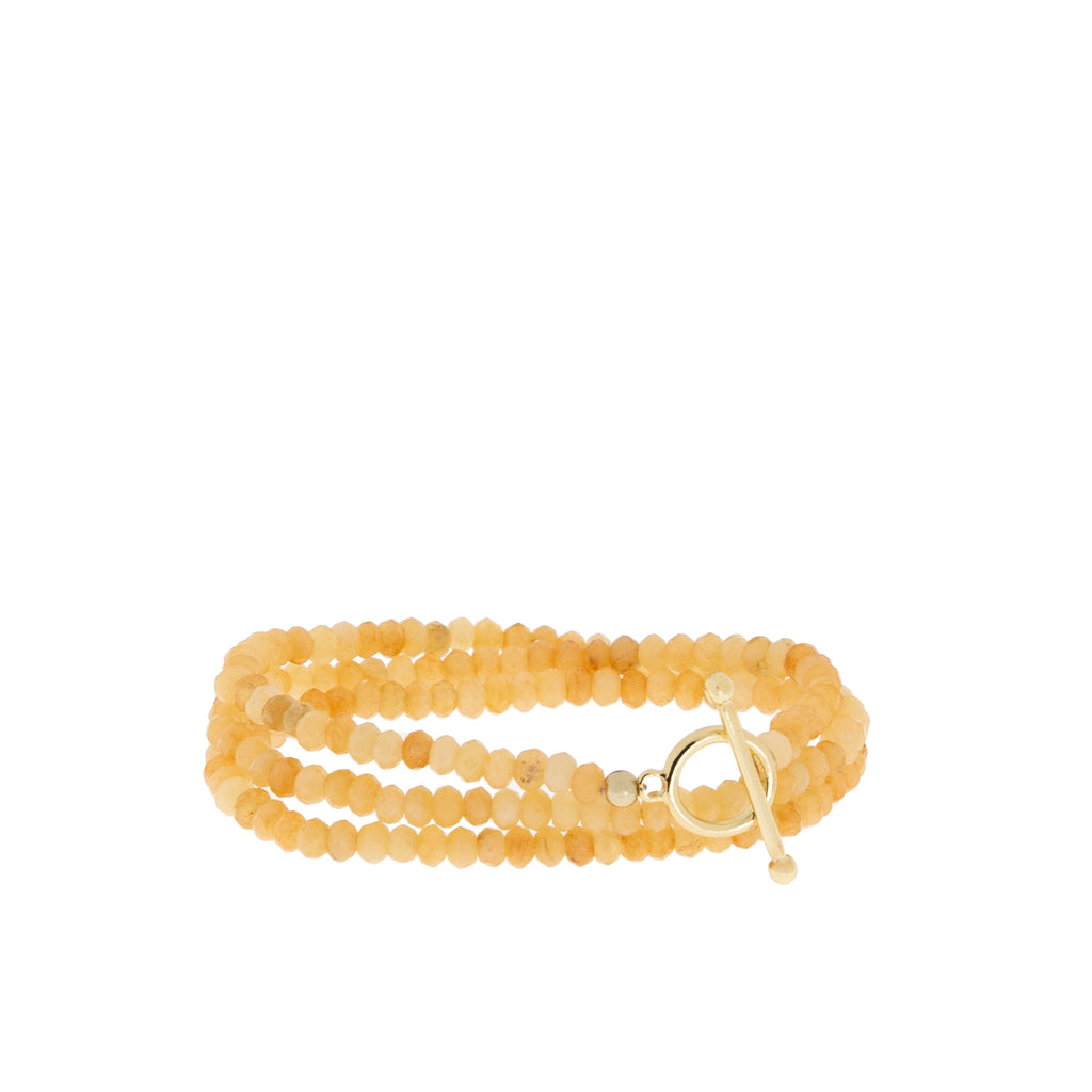 crystal dog tag toggle bracelet – Marlyn Schiff, LLC