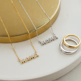 Sterling Mama Necklace
