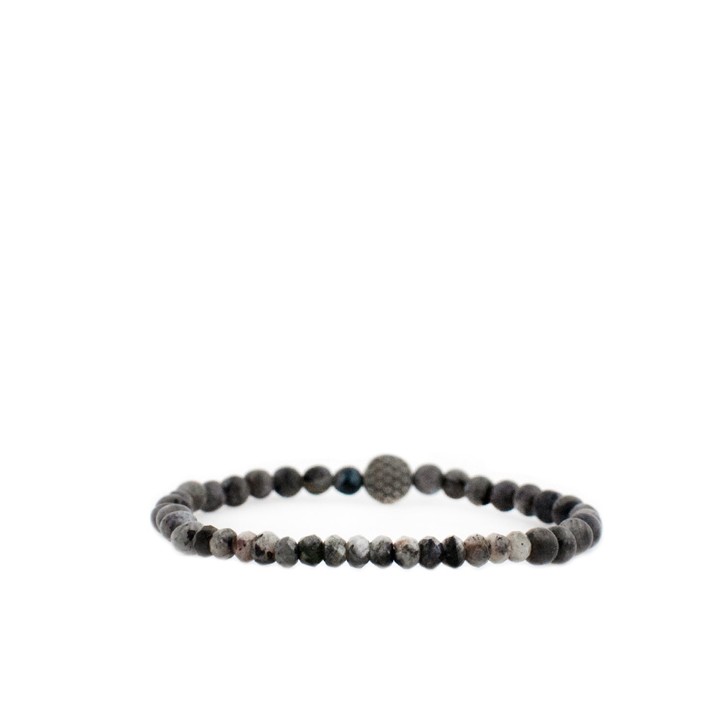natural stone & crystal bead bracelet