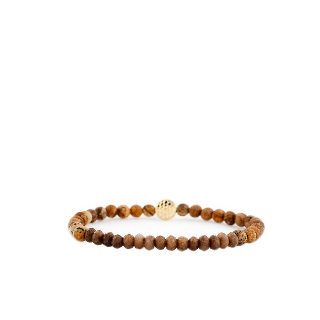 Natural Stone Bead BFLO Bracelet