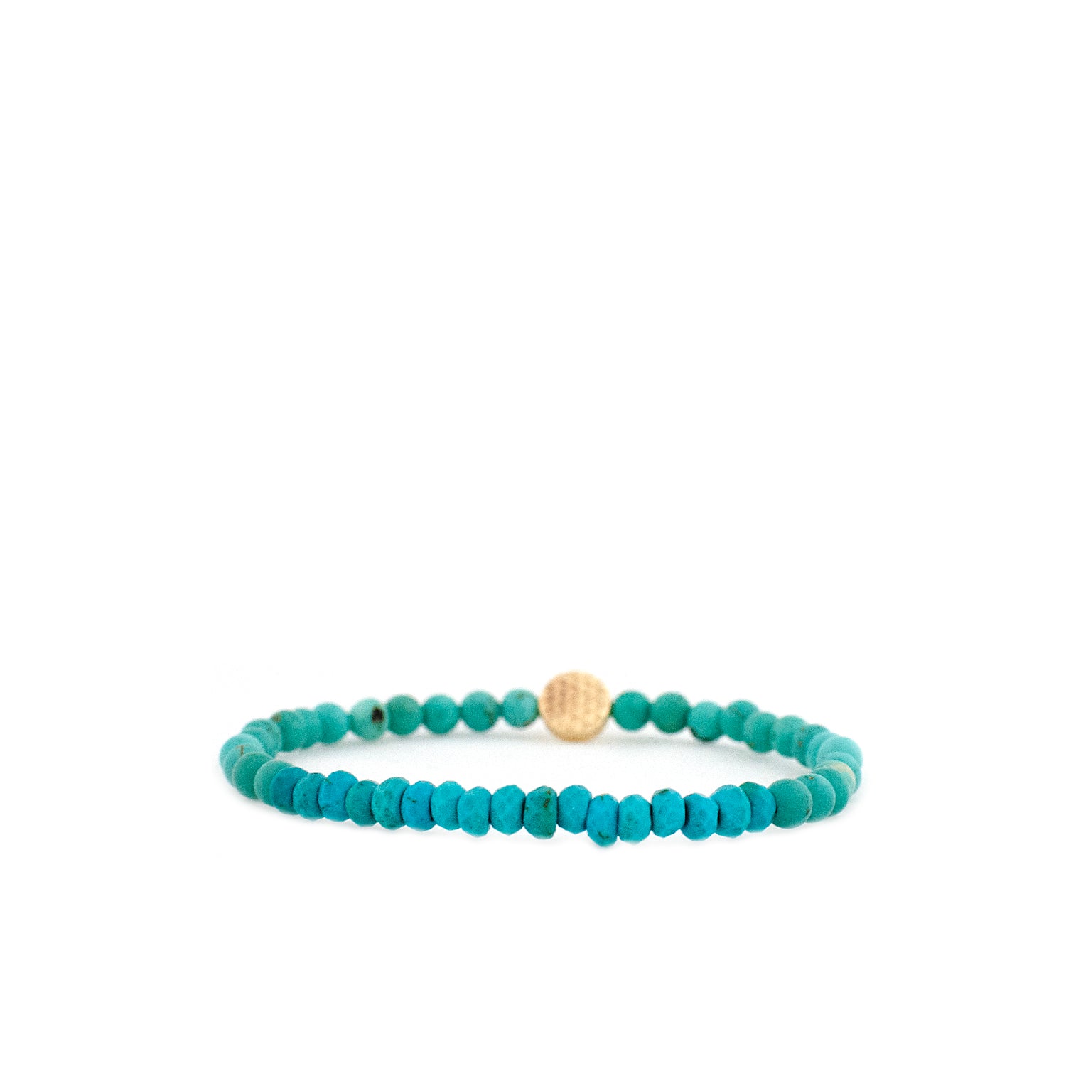 natural stone & crystal bead bracelet